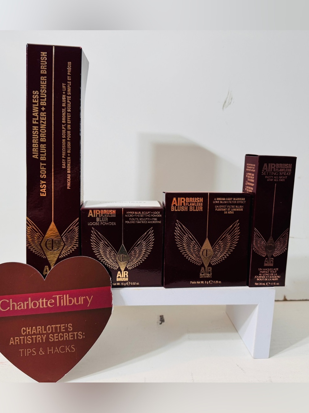 CHARLOTTE TILBURY - NEW AIRBRUSH SET! 
SEE BREAKDOWN OF PRODUCTS BELOW
MSRP 178